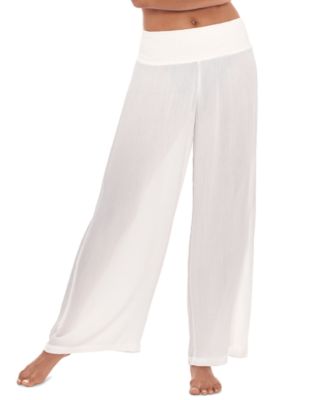 Lauren Ralph Lauren - Crushed Smocked Swim Cover-Up Pants