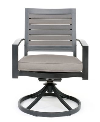 Agio - Marlough II Sunbrella&reg; & Aluminum Outdoor Swivel Rocker