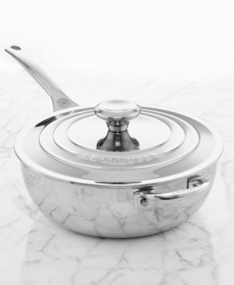Le Creuset - Stainless Steel 3.5-Qt. Covered Saucier Pan