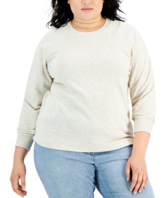 Style & Co - Plus Size Fleece Sweatshirt, Created for Macy's