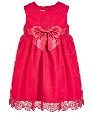 Purple Rose - Toddler Girls Embroidered Dress