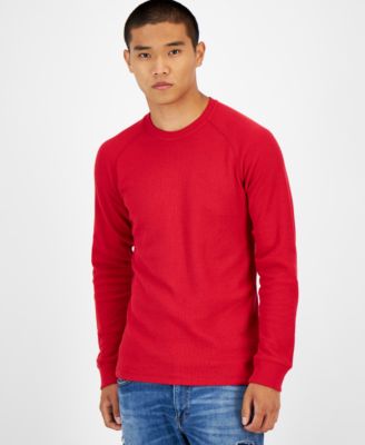 Sun + Stone - Men's Remix Thermal Waffle-Knit T-Shirt
