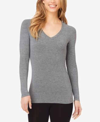 Cuddl Duds - Women's Softwear Stretch Printed Top
