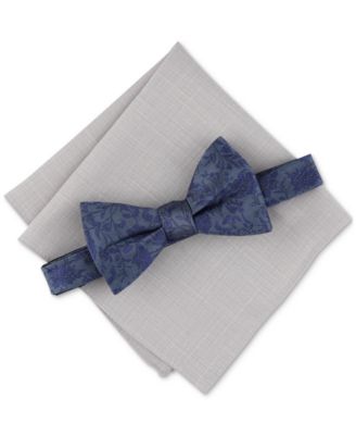 Bar III - Men's 2-Pc. Edken Bow Tie & Pocket Square Set