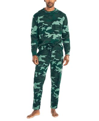 Nautica - Men's Waffle Pajama Pant Set