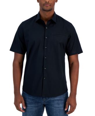 Alfani - Men's Modern Classic-Fit Stretch Solid Button-Down Shirt