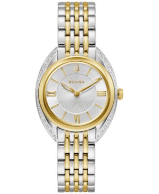 Bulova - Women's Classic Two Tone Stainless Steel Bracelet Watch 30mm, A Macy's Exclusive Style