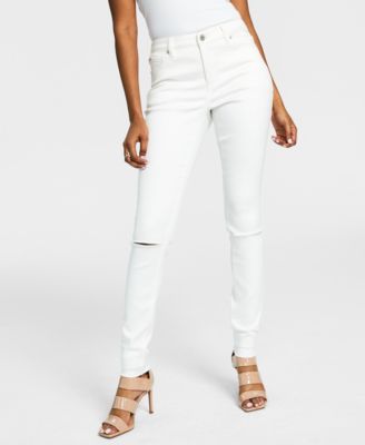 I.N.C. International Concepts - Mid-Rise Ripped Skinny Jeans
