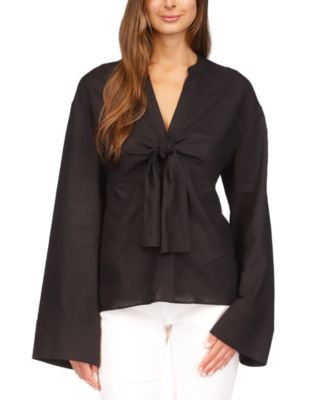 Michael Kors - Women's Tied Kimono-Sleeve Blouse