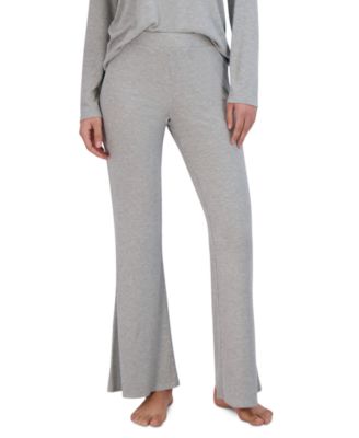 Steve Madden - Women's Ribbed Flare-Leg Sleep Pants