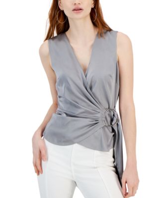 I.N.C. International Concepts - Women's Sleeveless Surplice Top