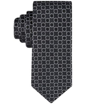 Calvin Klein - Men's Lattice Medallion Tie