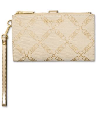 Michael Kors - Jet Set Monogram Double Zip Wristlet