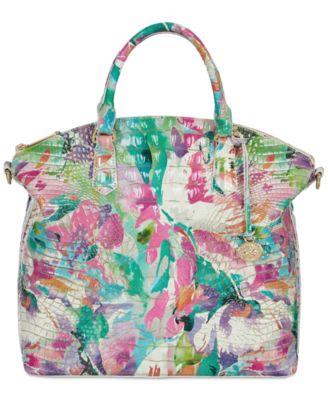 Brahmin - Large Duxbury Satchel Chambray Digital Melbourne