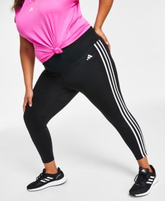 adidas - Plus Size Train Essentials 3-Stripes High-Waisted 7/8 Leggings