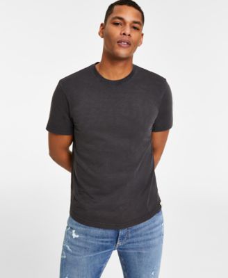 Sun + Stone - Men's Sun Kissed Curved Hem T-Shirt, Created for Macy's