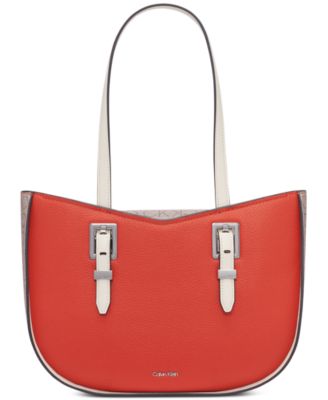 Calvin Klein - Willow Signature Colorblocked Medium Tote Bag