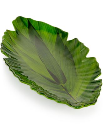 Q Squared - Q Zen Melamine Small Leaf Platter