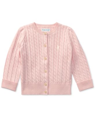 Polo Ralph Lauren - Baby Girls' Mini Cable Cardigan