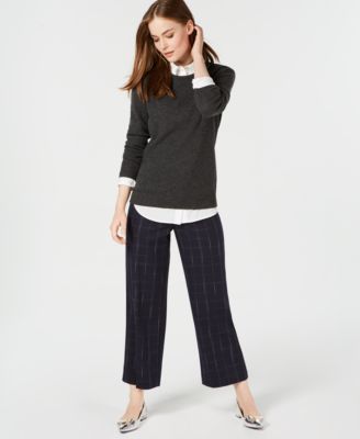 Charter Club - Crew-Neck Cashmere Sweater