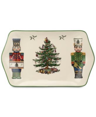 Spode - Christmas Tree Nutcracker Dessert Tray
