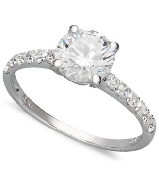 Arabella - 14k White Gold Ring, Cubic Zirconia Wedding Ring (2-3/4 ct. t.w.)