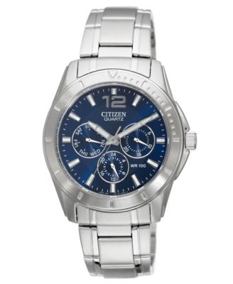 Citizen - Men's Chronograph Stainless Steel Bracelet Watch 41mm AG8300-52L