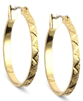 Anne Klein - Gold-Tone Small Hoop Earrings