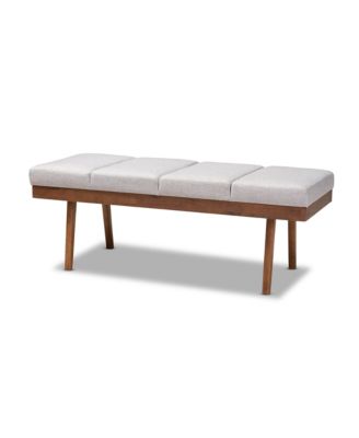 Furniture - Larisa Wood Bench, Quick Ship