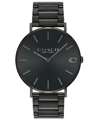 COACH - Men's Charles Gold-Tone Stainless Steel Bracelet Watch 41mm