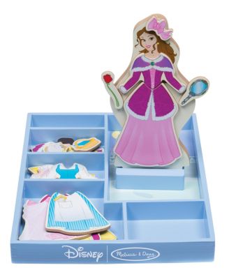 Melissa and Doug - Belle Wooden Magnetic Dress-Up