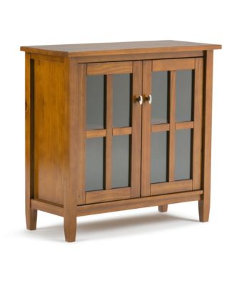Simpli Home - Warm Shaker Cabinet, Quick Ship