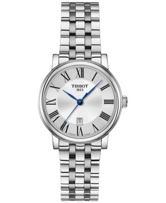 Tissot - Women's Swiss Carson Premium Stainless Steel Bracelet Watch 30mm