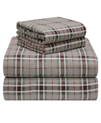 Pointehaven - Plaid Flannel Queen Sheet Set