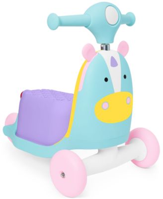 Skip Hop - Zoo 3-in-1 Ride-On Unicorn Toy Scooter