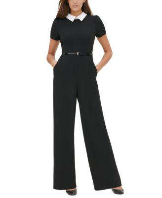 Tommy Hilfiger - Collared Belted Jumpsuit