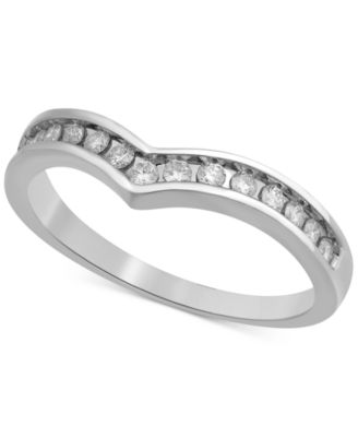 Macy's - Diamond Chevron Band (1/4 ct. t.w.) in 14k Gold
