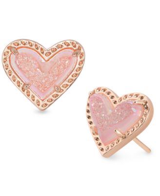 Kendra Scott - Stone Heart Stud Earrings