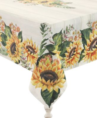 Laural Home - Sunflower Day 70x84 Tablecloth