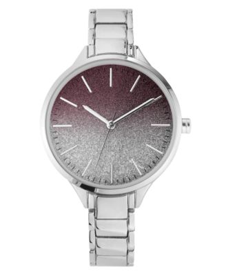 Nine West - Silver-Tone Bracelet Watch, 36mm