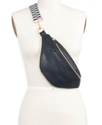 I.N.C. International Concepts - Bean-Shaped Belt Bag With Interchangeable Straps
