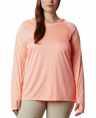 Columbia - Plus Size Logo-Print SPF Hoodie Top