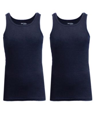 Galaxy By Harvic - Men's Famous Heavyweight Ribbed Tank Top, Pack of 2