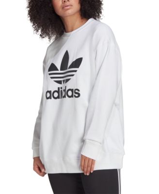 adidas - Plus Size Cotton Logo Graphic Sweatshirt