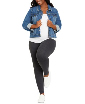 Motherhood Maternity - Plus Size Essential Stretch Maternity Leggings