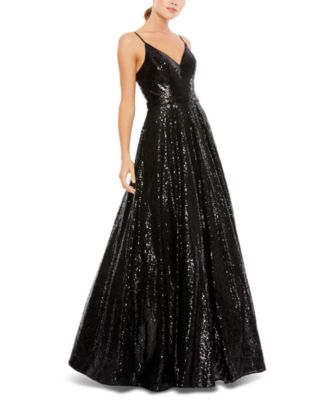 MAC DUGGAL - Floor-Length Sequin Gown