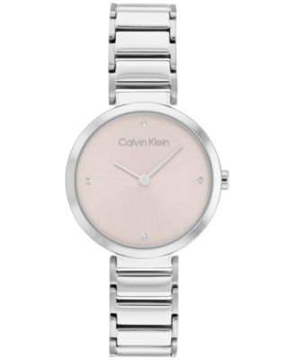 Calvin Klein - Women's Minimalistic Stainless Steel Bracelet Watch 28mm