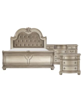 Homelegance - Rockport 3pc Bedroom Set (California King Bed, Dresser & Nightstand)