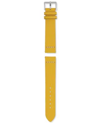 Rado - Captain Cook Yellow Leather Watch Strap 37mm