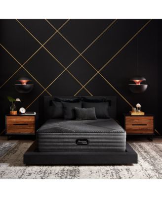 Beautyrest - Black&reg; Hybrid KX-Class 15" Plush Mattress Set- California King